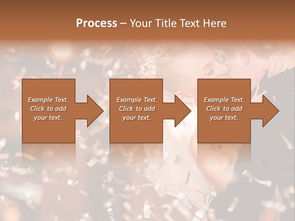 Black White Bride PowerPoint Template