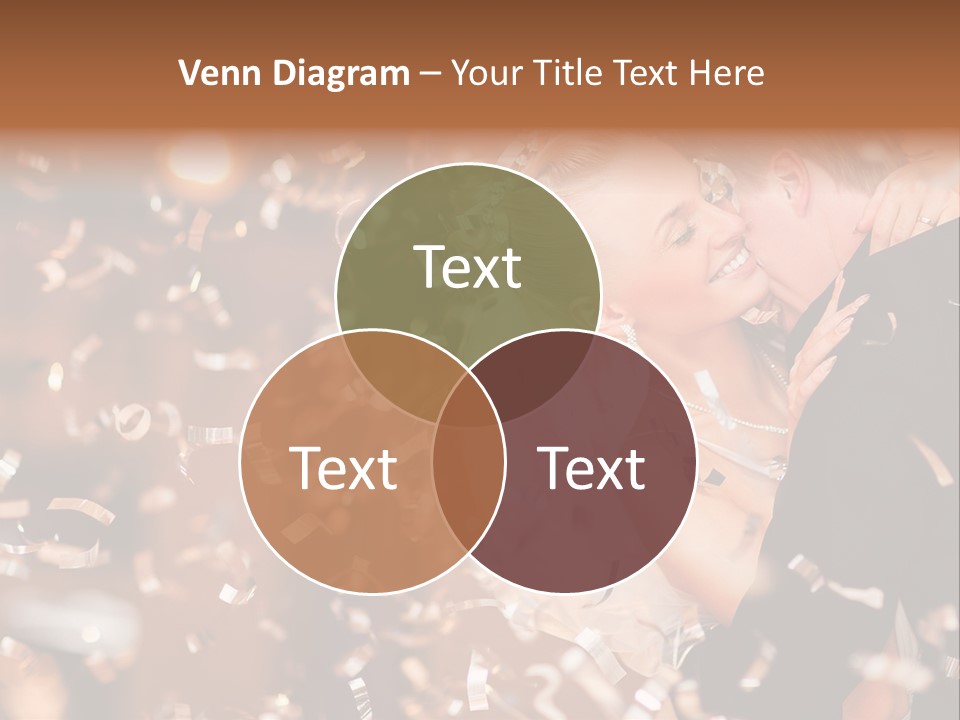 Black White Bride PowerPoint Template