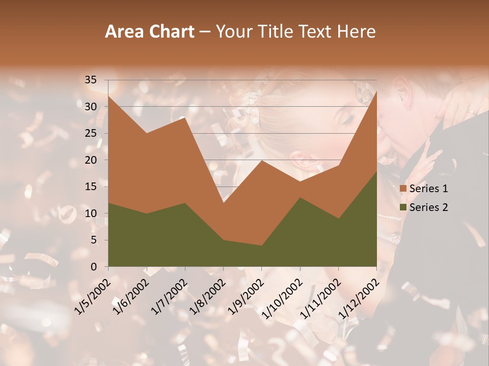 Black White Bride PowerPoint Template