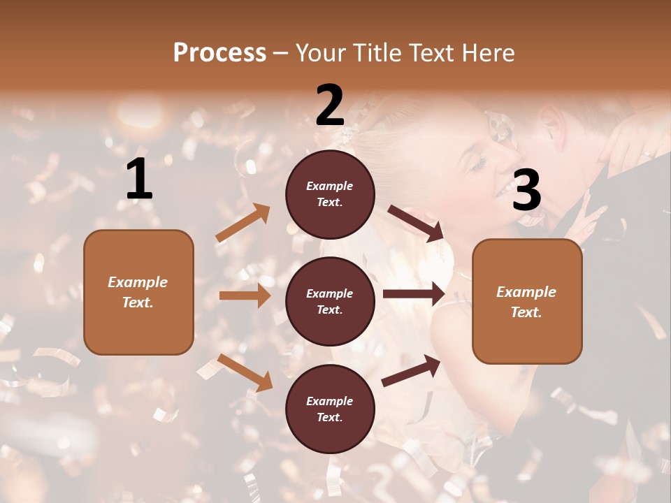 Black White Bride PowerPoint Template