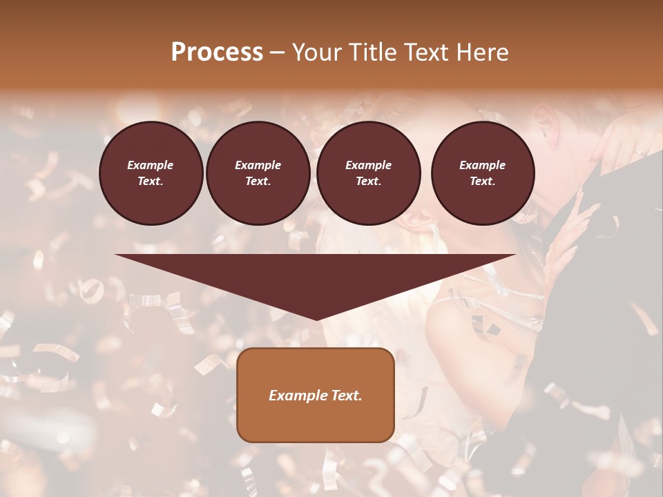 Black White Bride PowerPoint Template