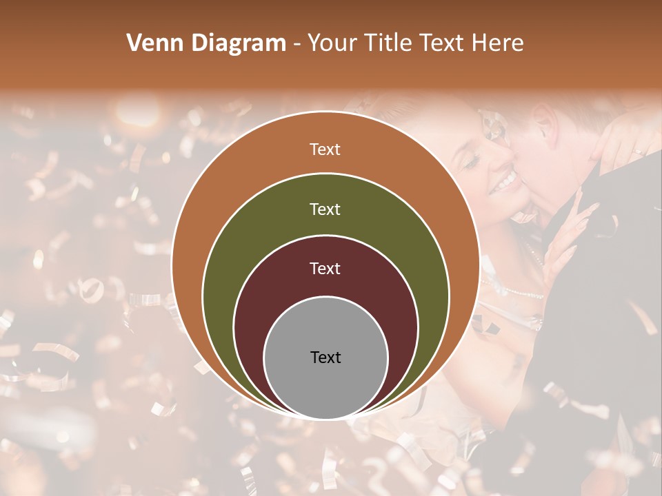 Black White Bride PowerPoint Template