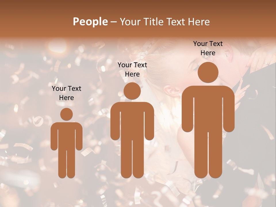 Black White Bride PowerPoint Template