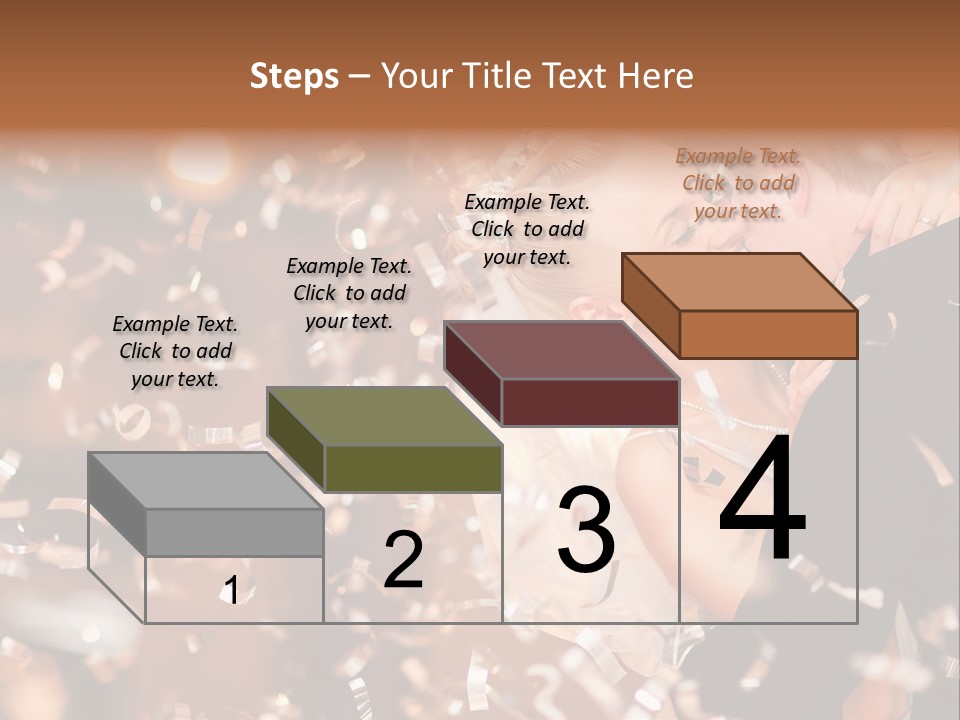 Black White Bride PowerPoint Template