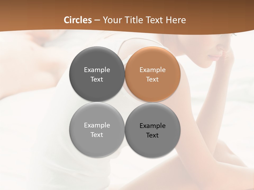 Female Person Relationship PowerPoint Template