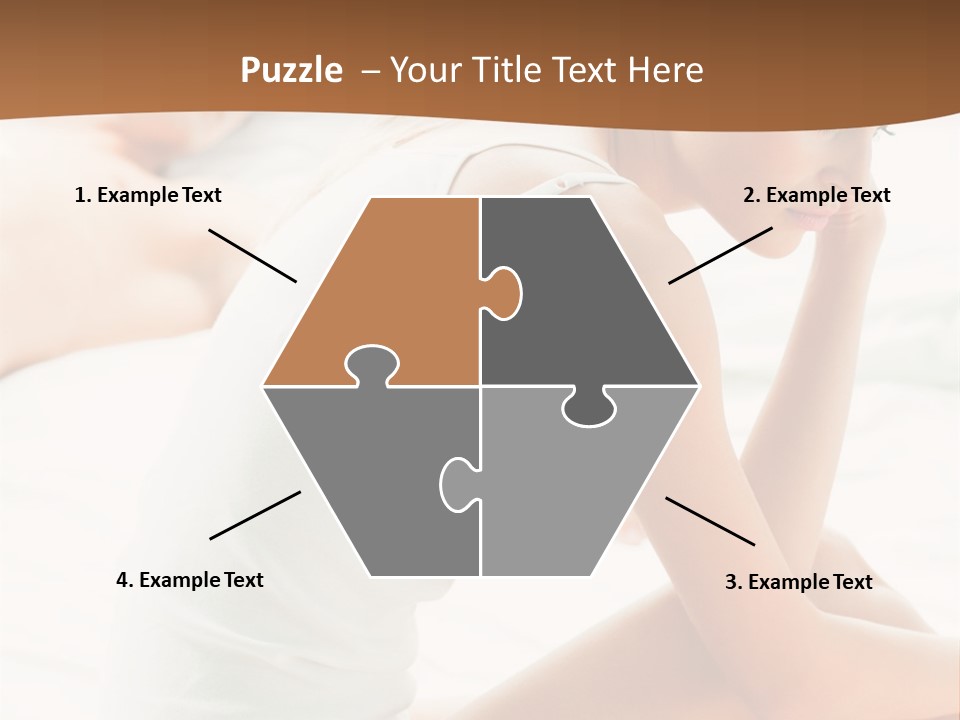 Female Person Relationship PowerPoint Template