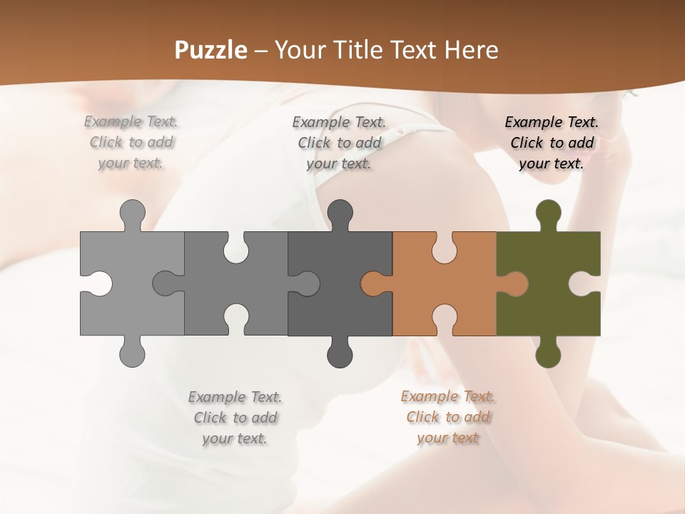 Female Person Relationship PowerPoint Template