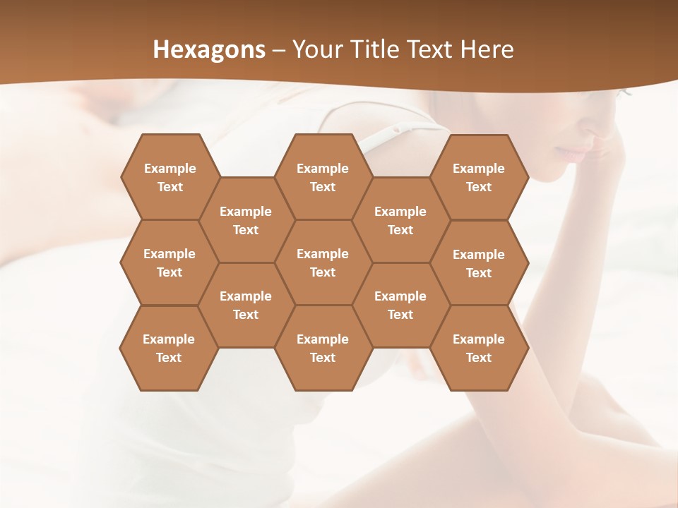 Female Person Relationship PowerPoint Template