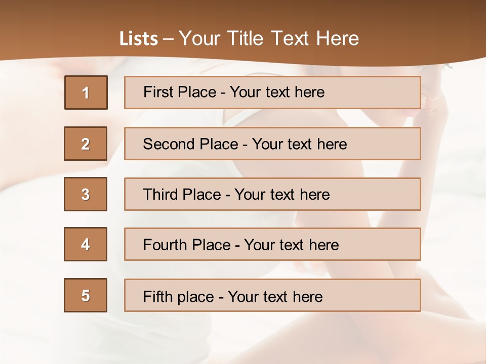 Female Person Relationship PowerPoint Template