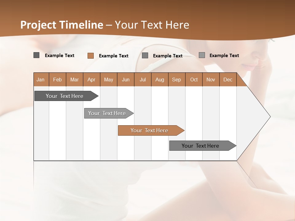 Female Person Relationship PowerPoint Template