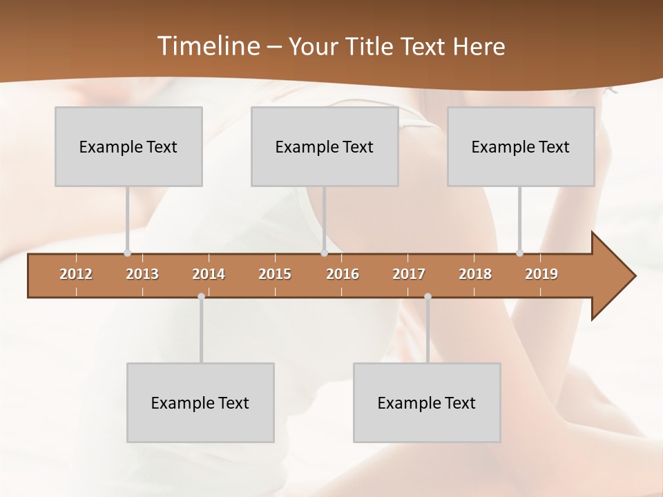 Female Person Relationship PowerPoint Template