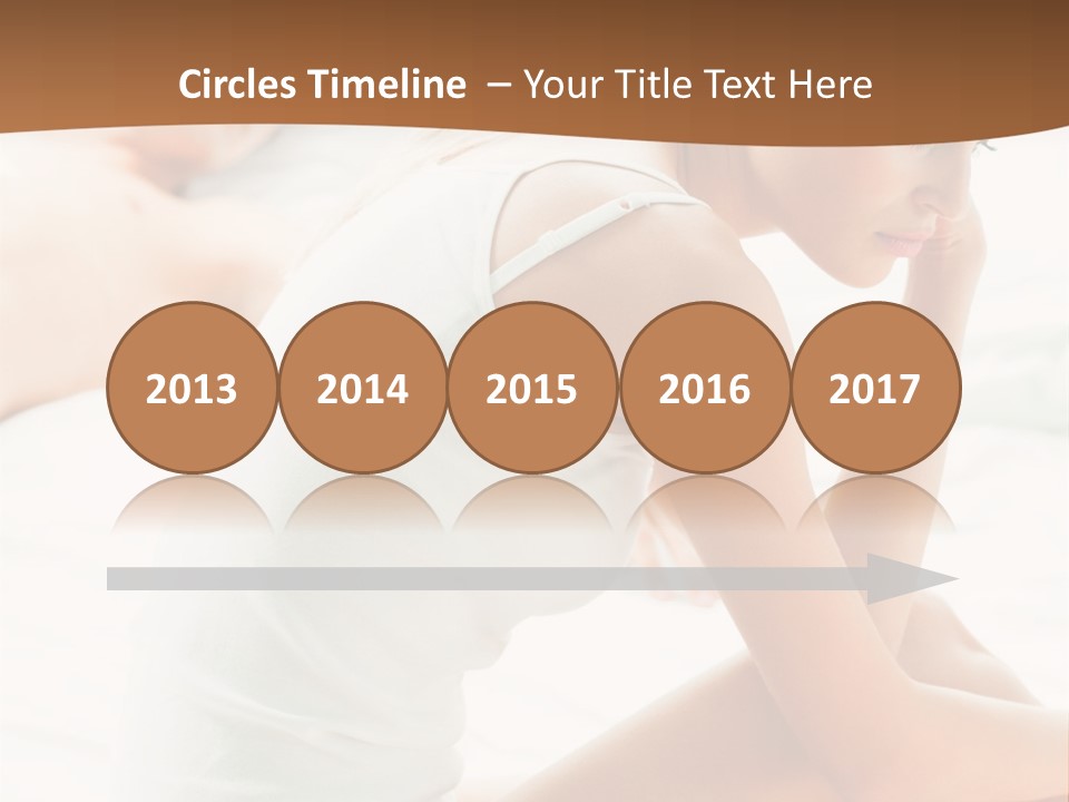 Female Person Relationship PowerPoint Template