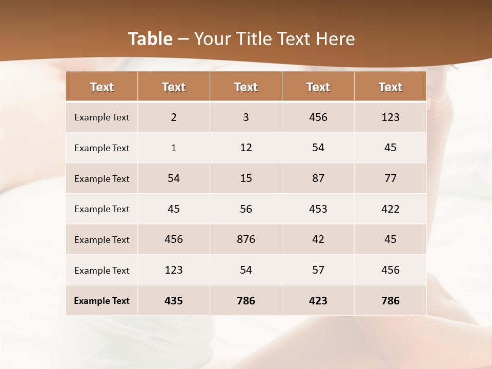 Female Person Relationship PowerPoint Template
