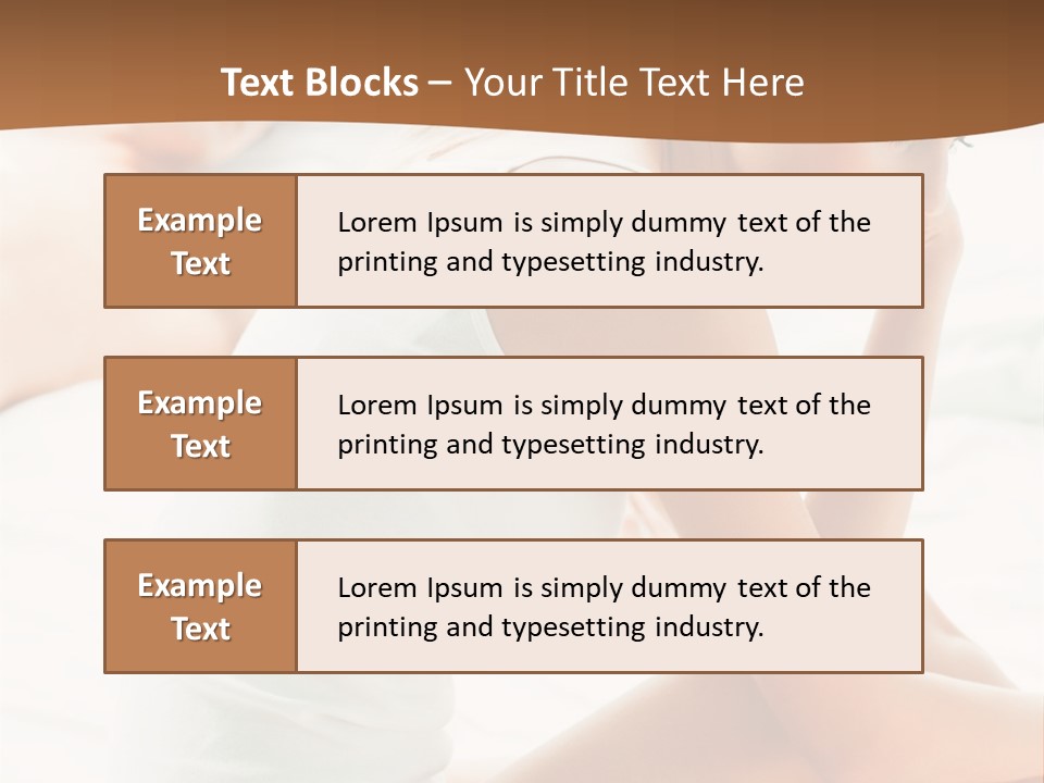 Female Person Relationship PowerPoint Template