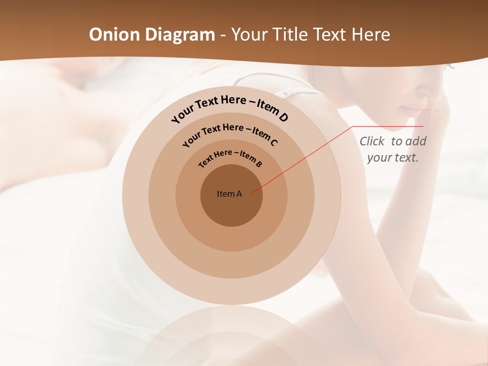 Female Person Relationship PowerPoint Template