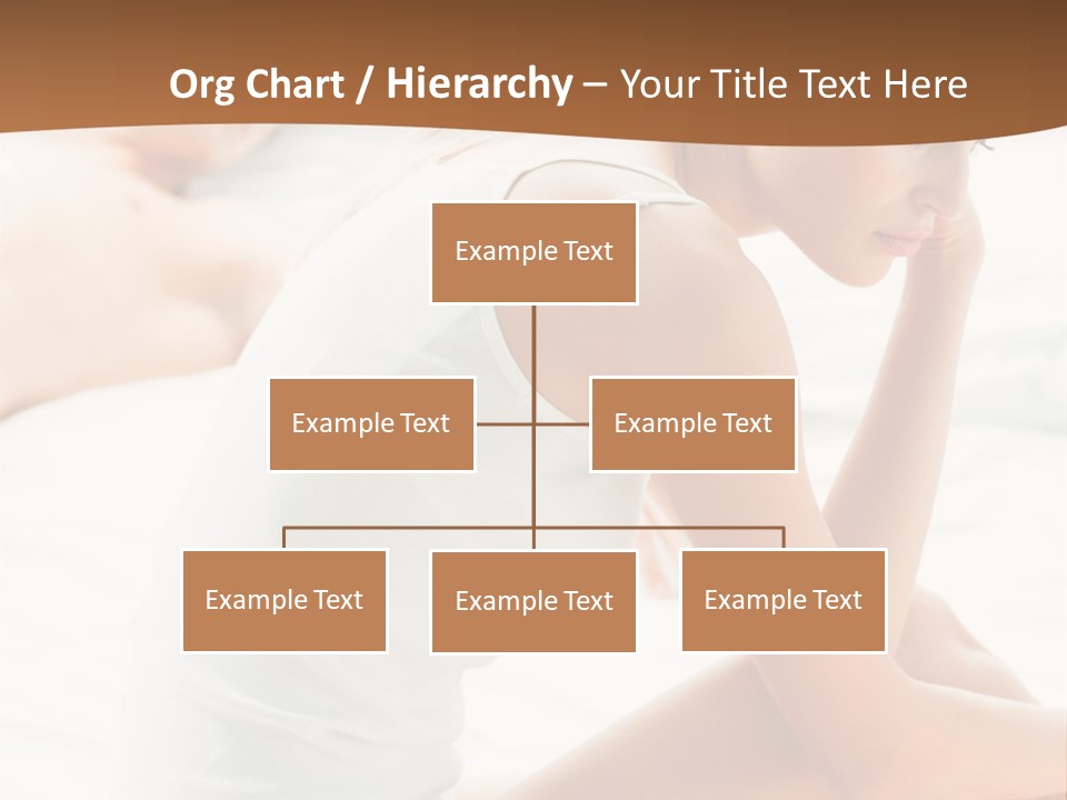 Female Person Relationship PowerPoint Template