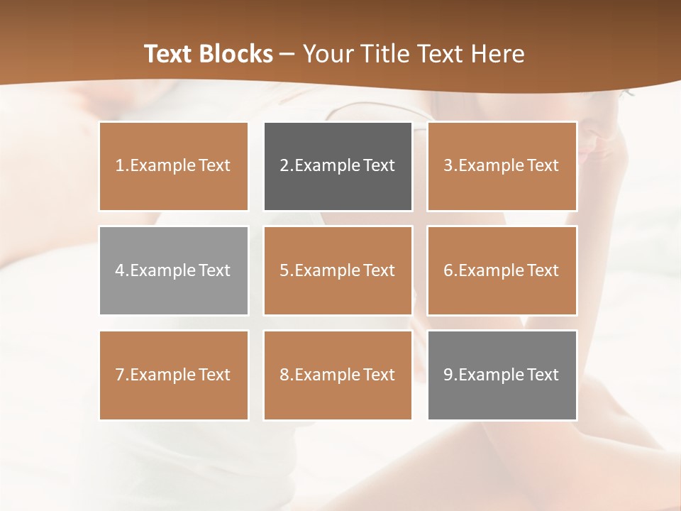 Female Person Relationship PowerPoint Template