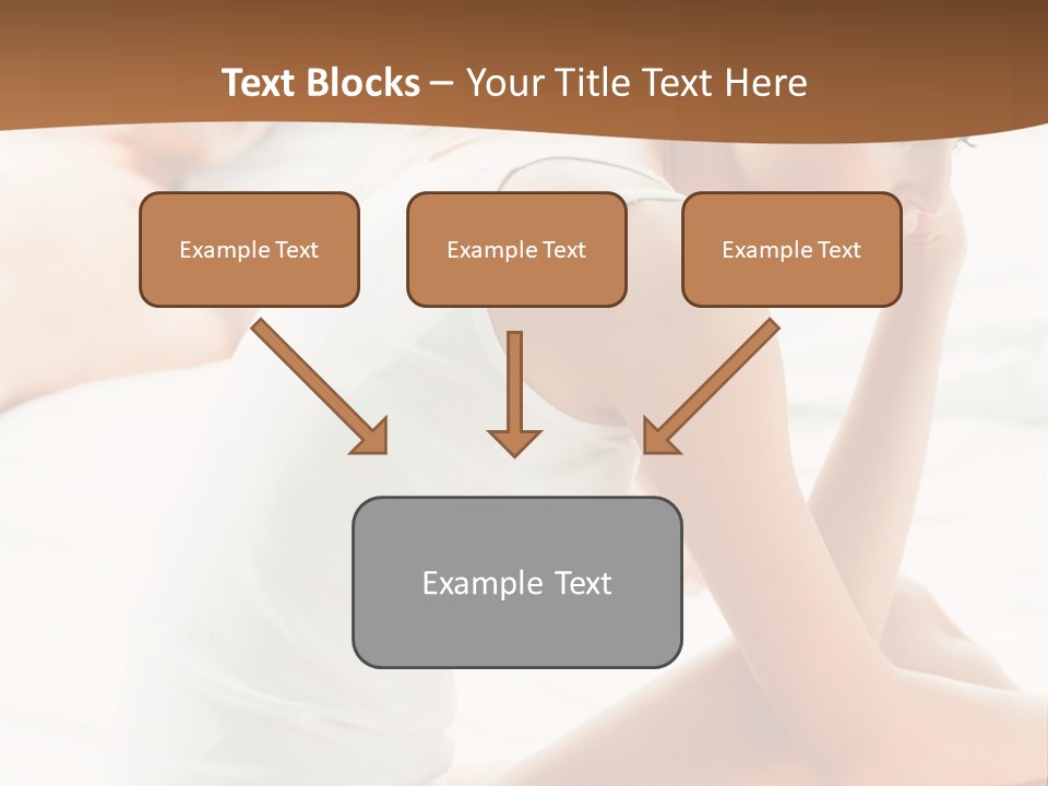Female Person Relationship PowerPoint Template