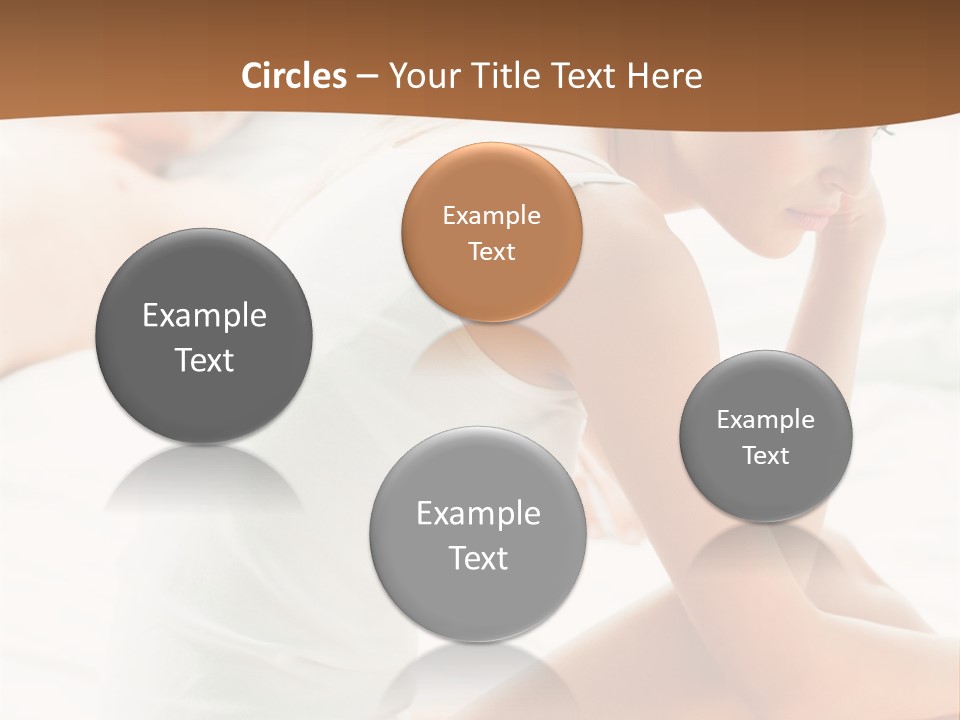 Female Person Relationship PowerPoint Template