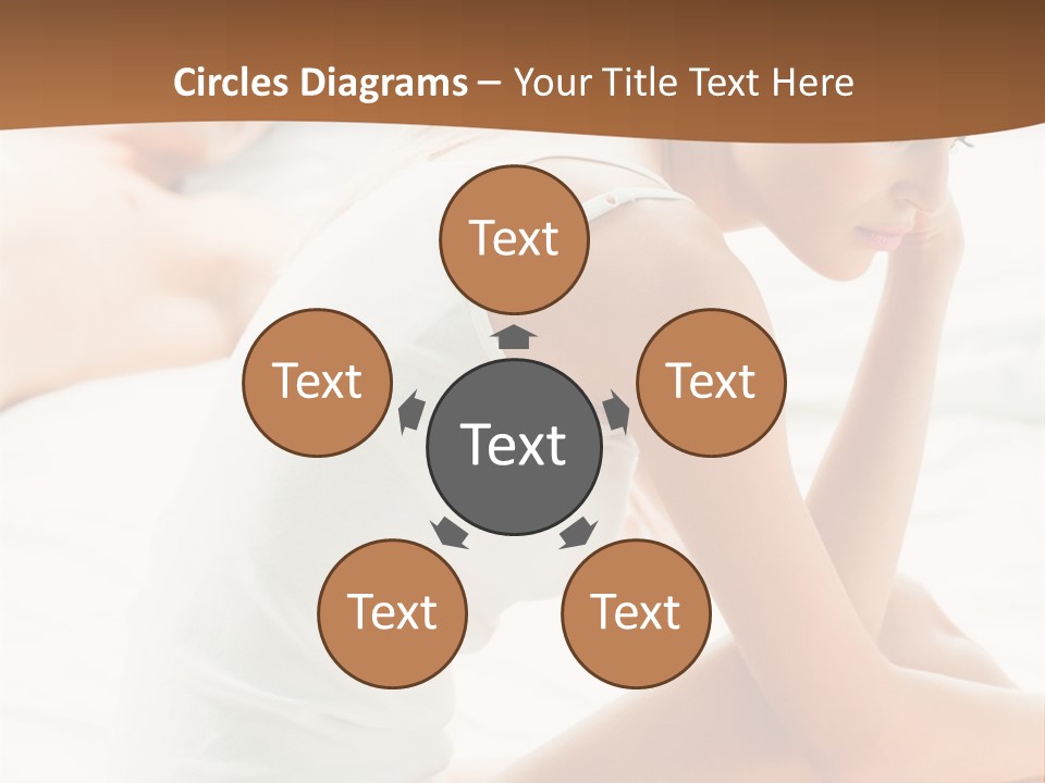 Female Person Relationship PowerPoint Template