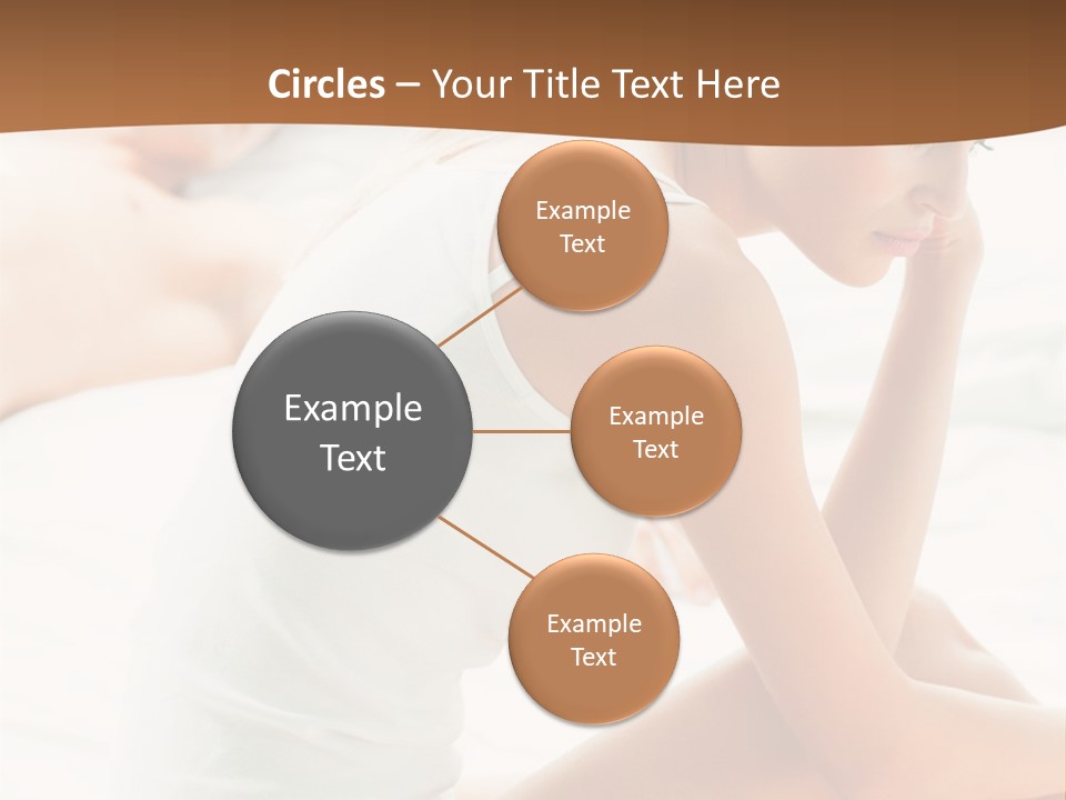 Female Person Relationship PowerPoint Template