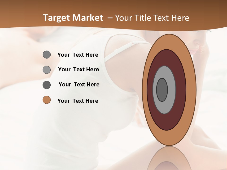 Female Person Relationship PowerPoint Template