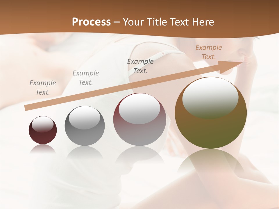 Female Person Relationship PowerPoint Template