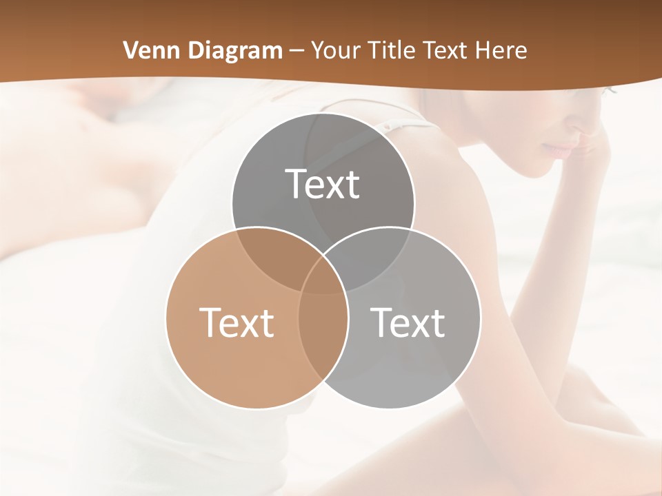 Female Person Relationship PowerPoint Template