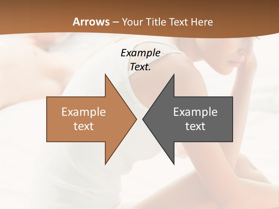 Female Person Relationship PowerPoint Template