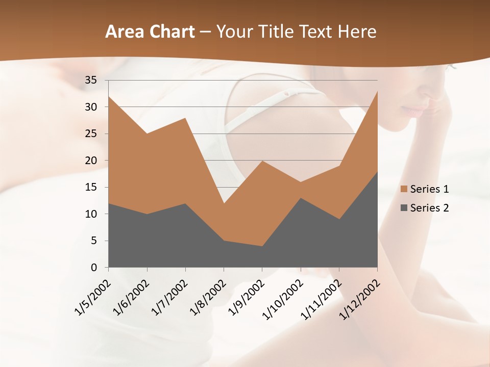 Female Person Relationship PowerPoint Template