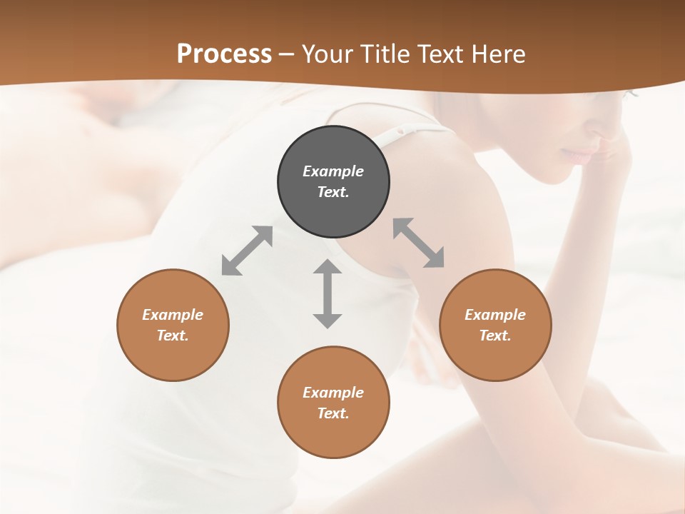 Female Person Relationship PowerPoint Template