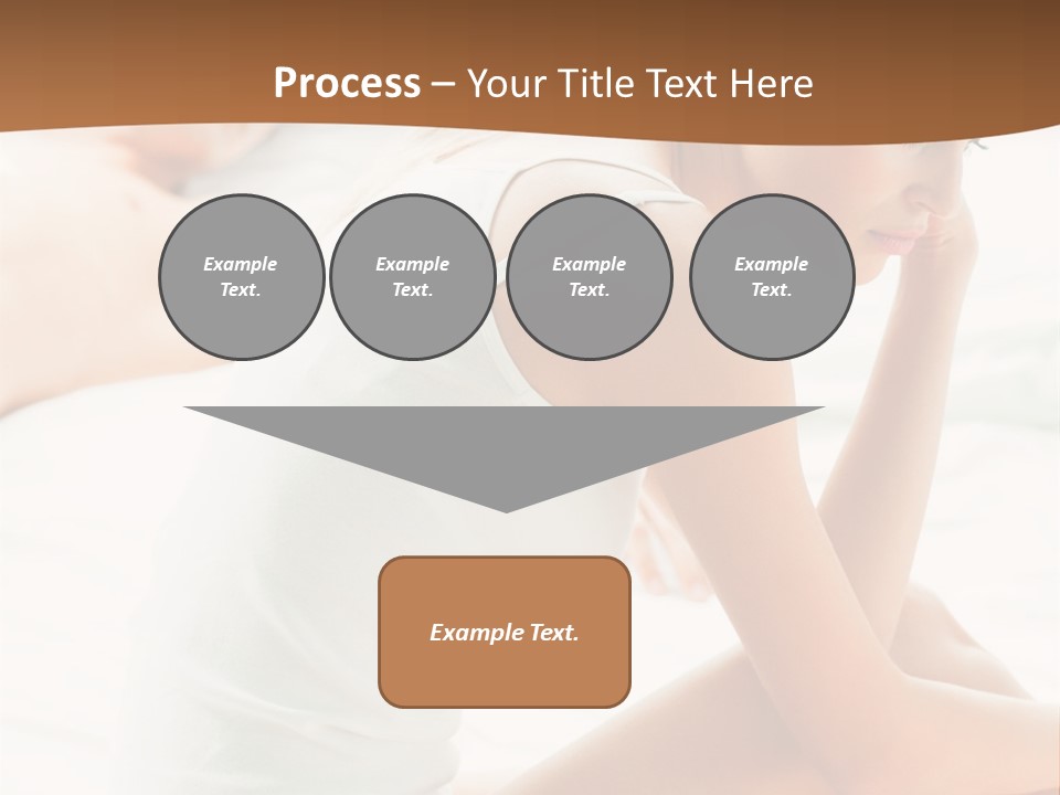 Female Person Relationship PowerPoint Template