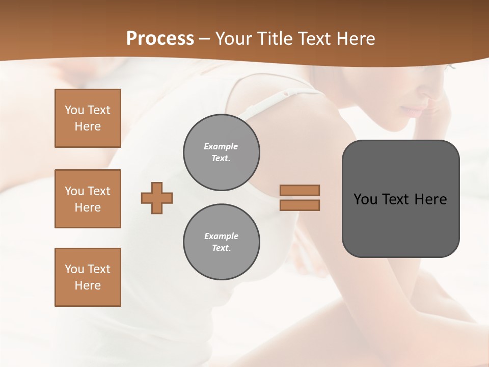 Female Person Relationship PowerPoint Template