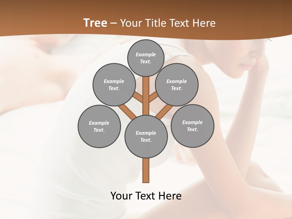 Female Person Relationship PowerPoint Template