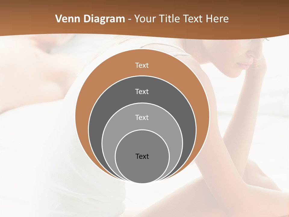 Female Person Relationship PowerPoint Template