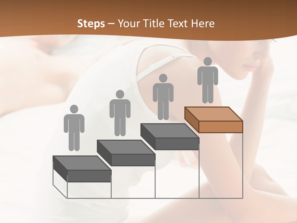 Female Person Relationship PowerPoint Template