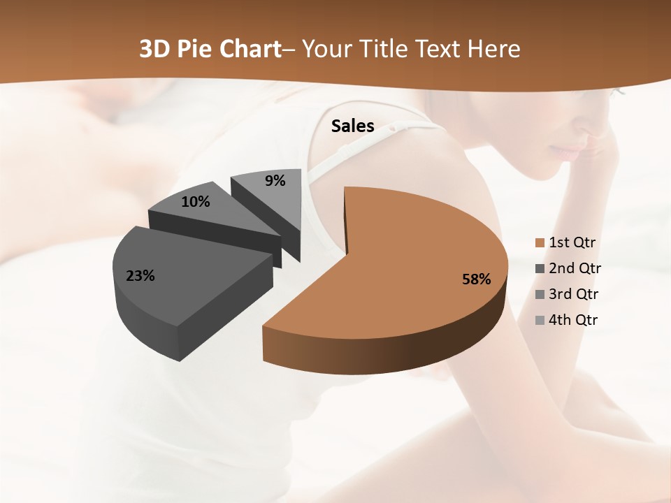 Female Person Relationship PowerPoint Template