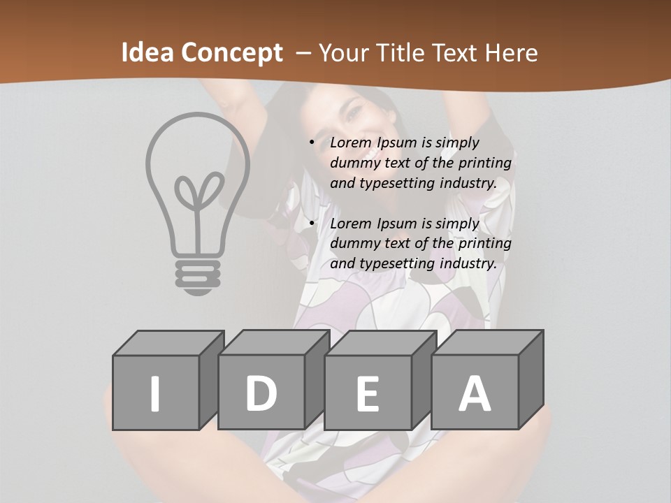 Shot One Face PowerPoint Template