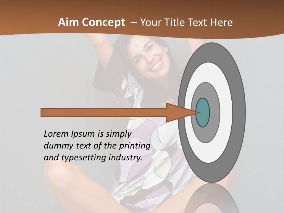 Shot One Face PowerPoint Template