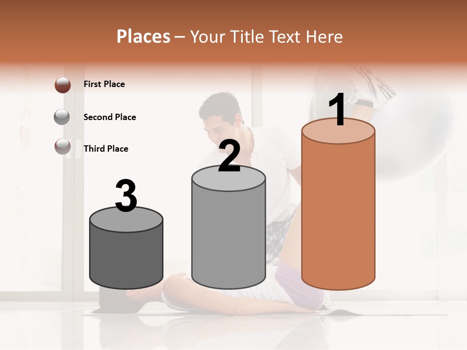 Sitting Corporate Work PowerPoint Template