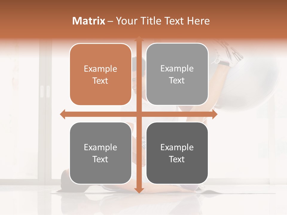 Sitting Corporate Work PowerPoint Template