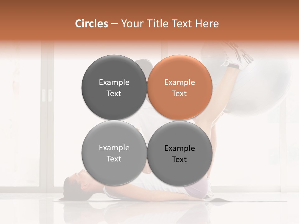 Sitting Corporate Work PowerPoint Template