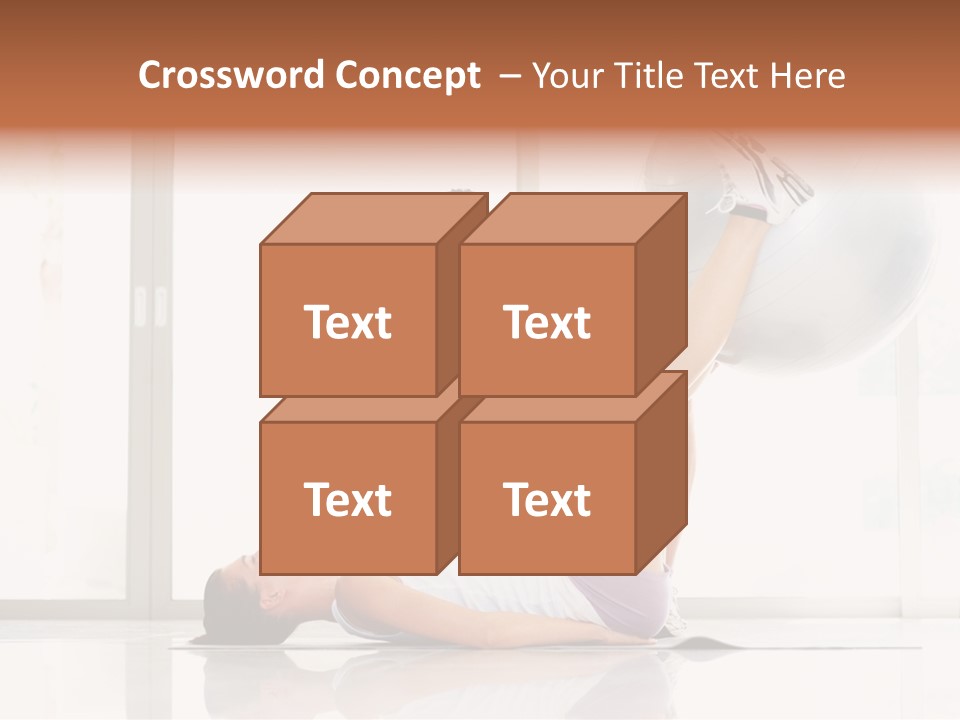Sitting Corporate Work PowerPoint Template