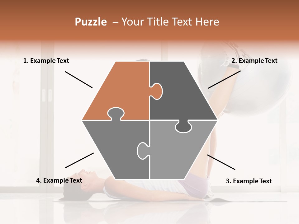 Sitting Corporate Work PowerPoint Template