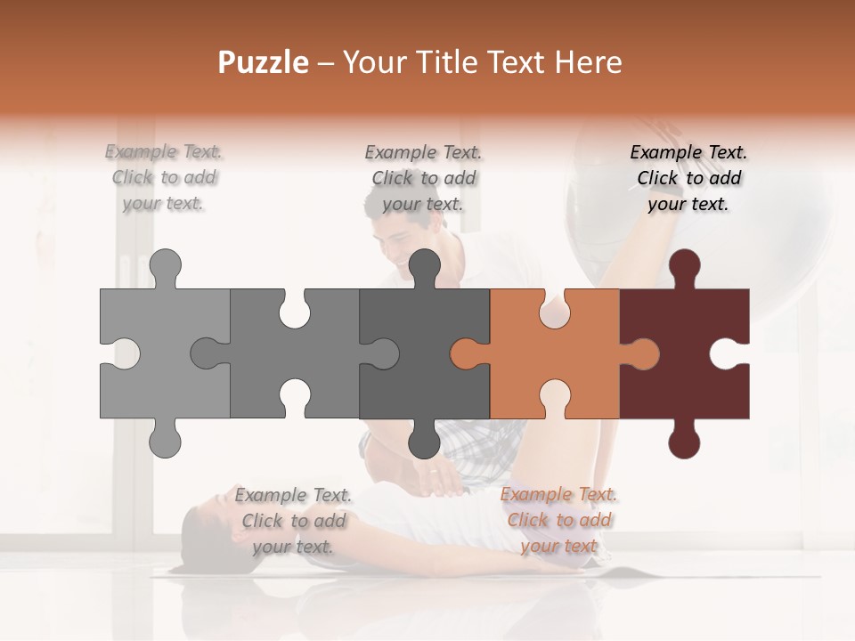 Sitting Corporate Work PowerPoint Template