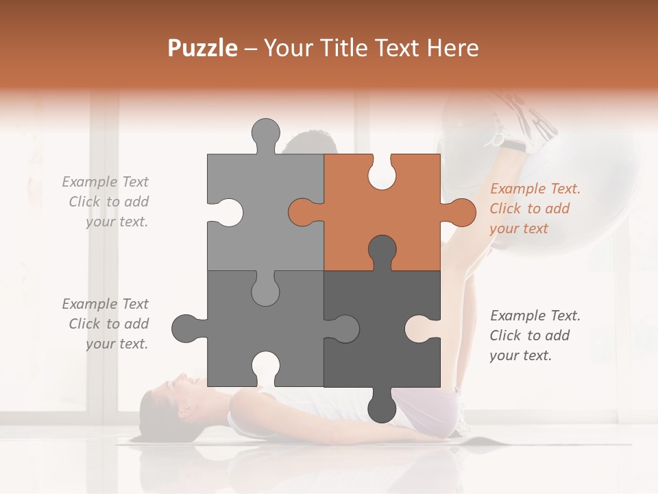 Sitting Corporate Work PowerPoint Template