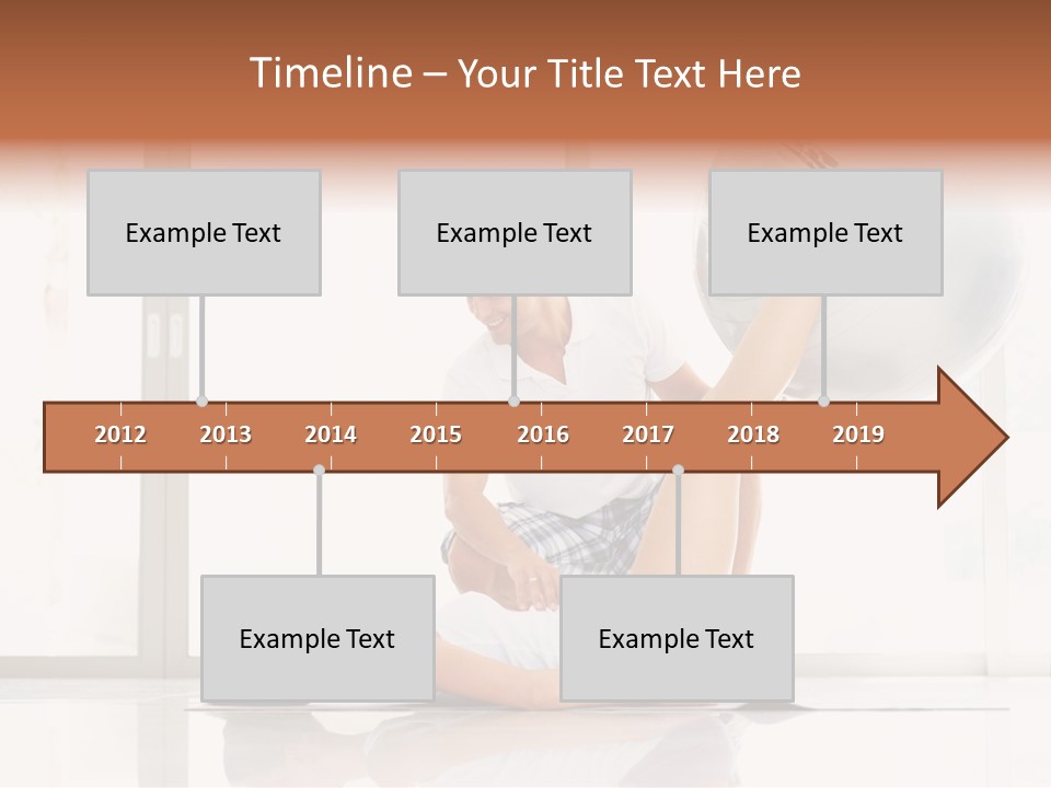 Sitting Corporate Work PowerPoint Template