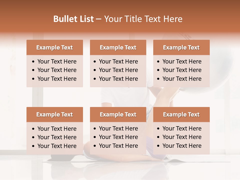 Sitting Corporate Work PowerPoint Template