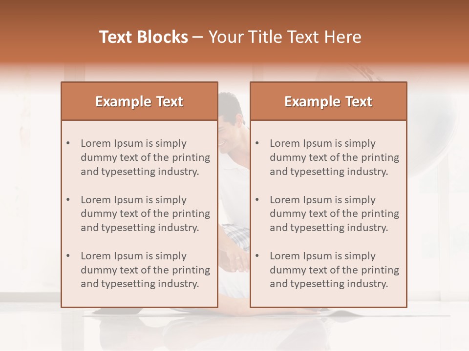 Sitting Corporate Work PowerPoint Template