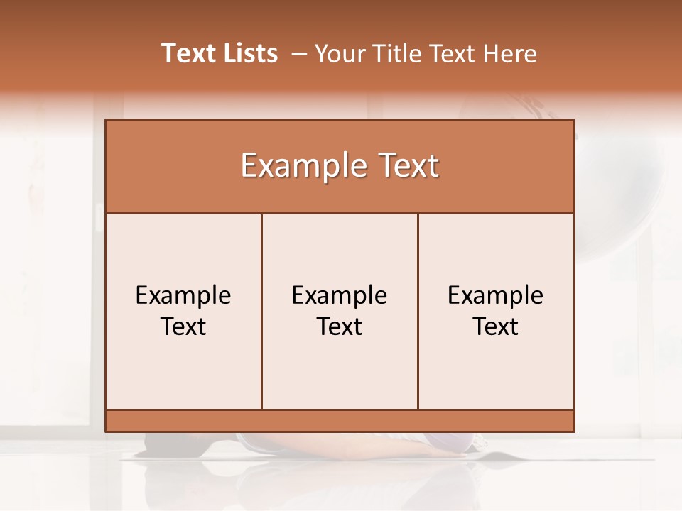 Sitting Corporate Work PowerPoint Template